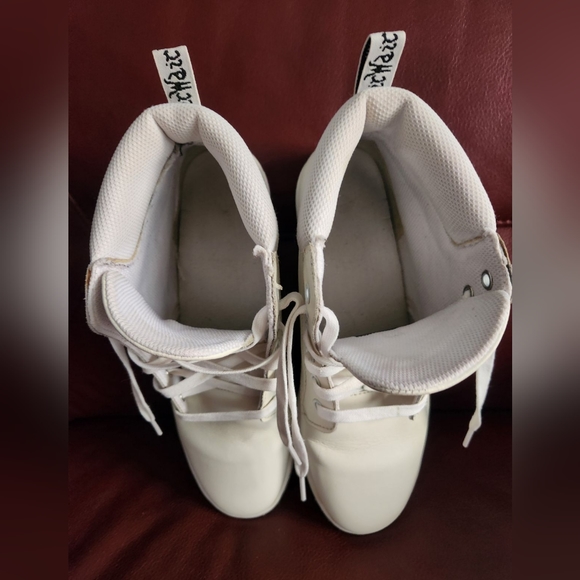 Dr. Martens White Lace Up Boots - Picture 7 of 9